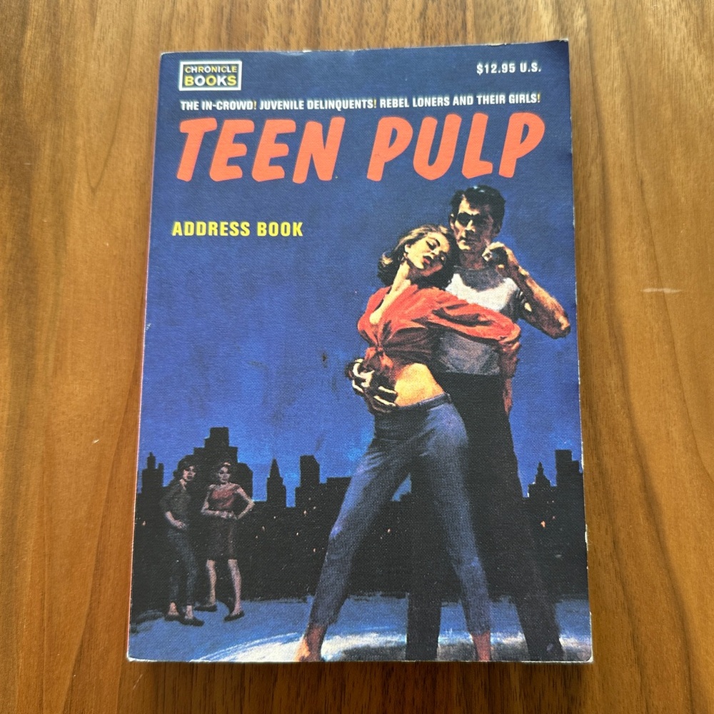 NEW Chronicle Books Teen Pulp Address